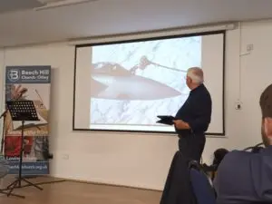 Ian Speaking at the men's event